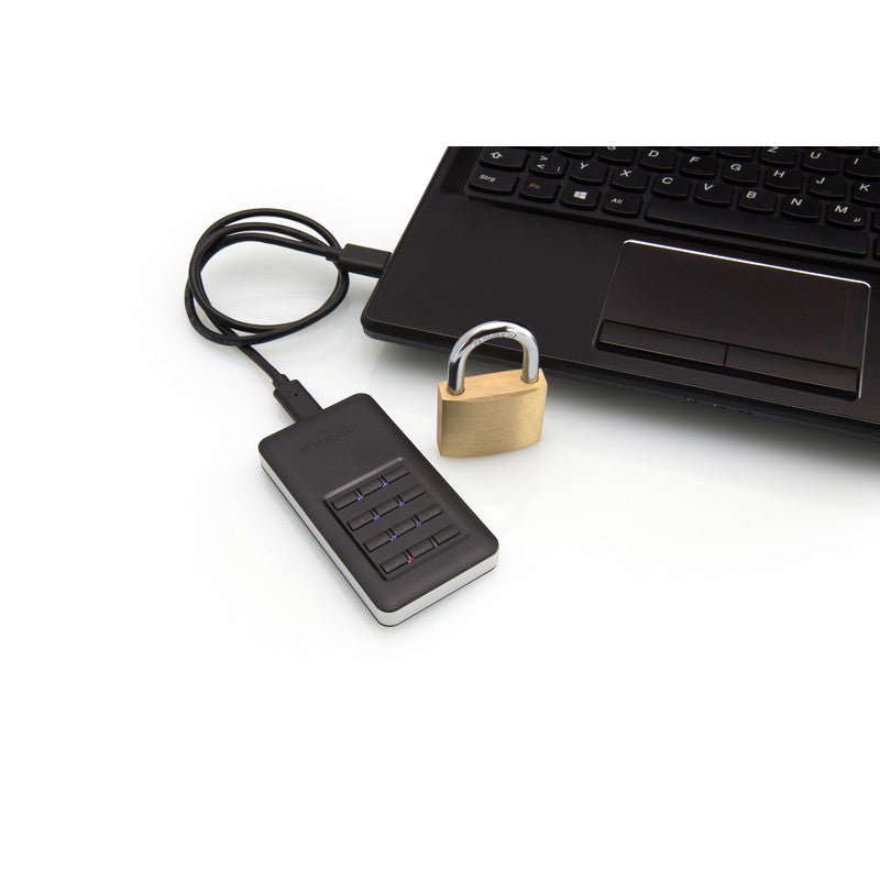 Verbatim - Store n Go SSD Secure - USB 3.1 Gen. 1 - USB - C - 256GB - trend - shop.deals