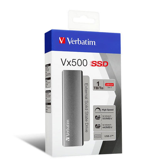 Verbatim - Store n Go SSD Vx500 - USB 3.2 Gen. 2 - USB - C - 1TB - trend - shop.deals