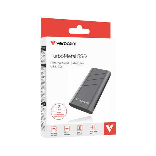 Verbatim - TurboMetal SSD - USB 4 - USB - C - 2TB - trend - shop.deals