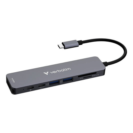 Verbatim USB - C Essentials Multi - Port Hub 7 Port - 32158 - trend - shop.deals