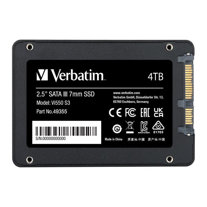 Verbatim Vi550 S3 SSD - 2,5" - 4TB - SATA III - trend - shop.deals