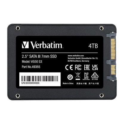 Verbatim Vi550 S3 SSD - 2,5" - 4TB - SATA III - trend - shop.deals